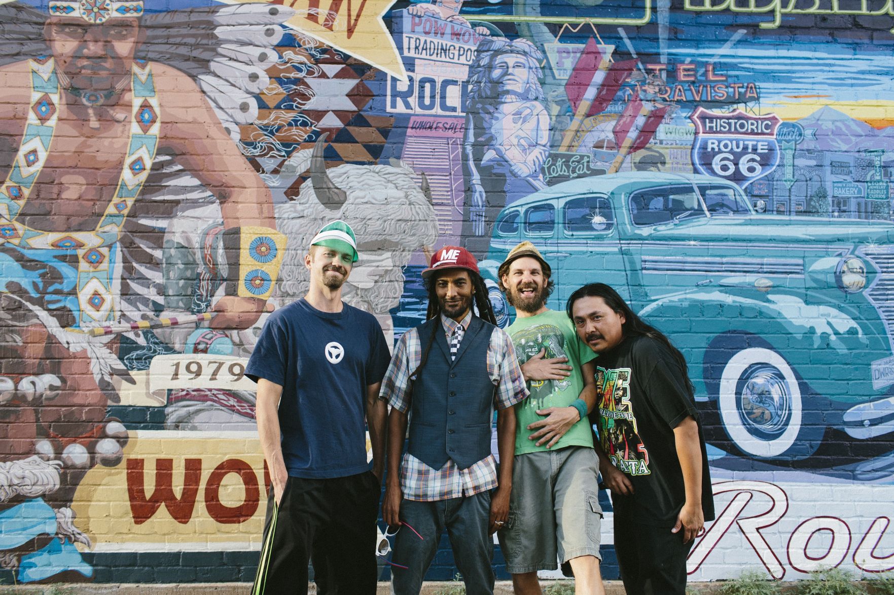 Route 66 mural